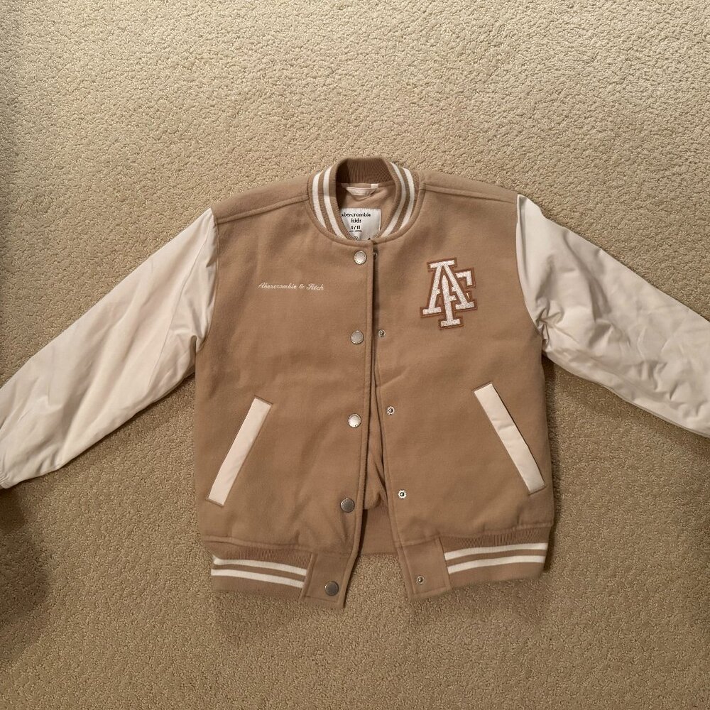 Abercrombie Kids Varsity Jacket Size 9/10